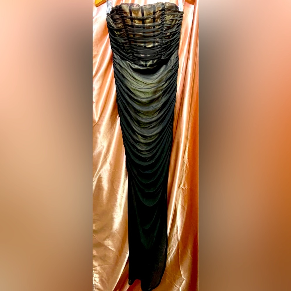 Brand New Pofash Elegant Black Dress, strapless